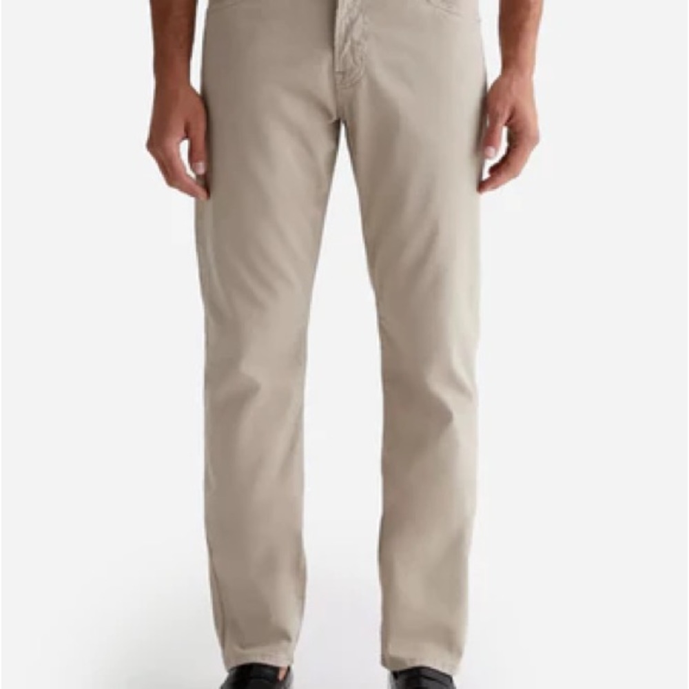 AG Adriano Goldschmied The Graduate Jeans Tan Size 31x34 Men’s 97% Cotton